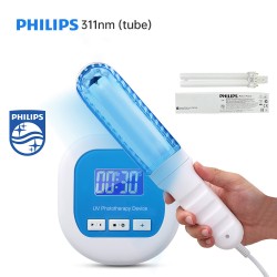 Portable lamp with timer UVB phototherapy - VITILIGO